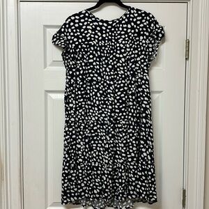 NWT Navy/White Printed Dress